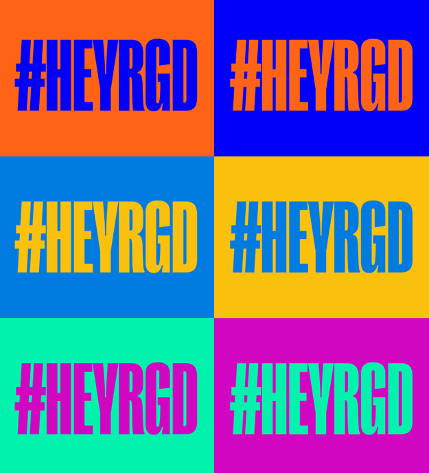 #HeyRGD Hashtag image