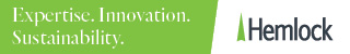 Ad: Expertise. Innovation. Sustainability. Hemlock